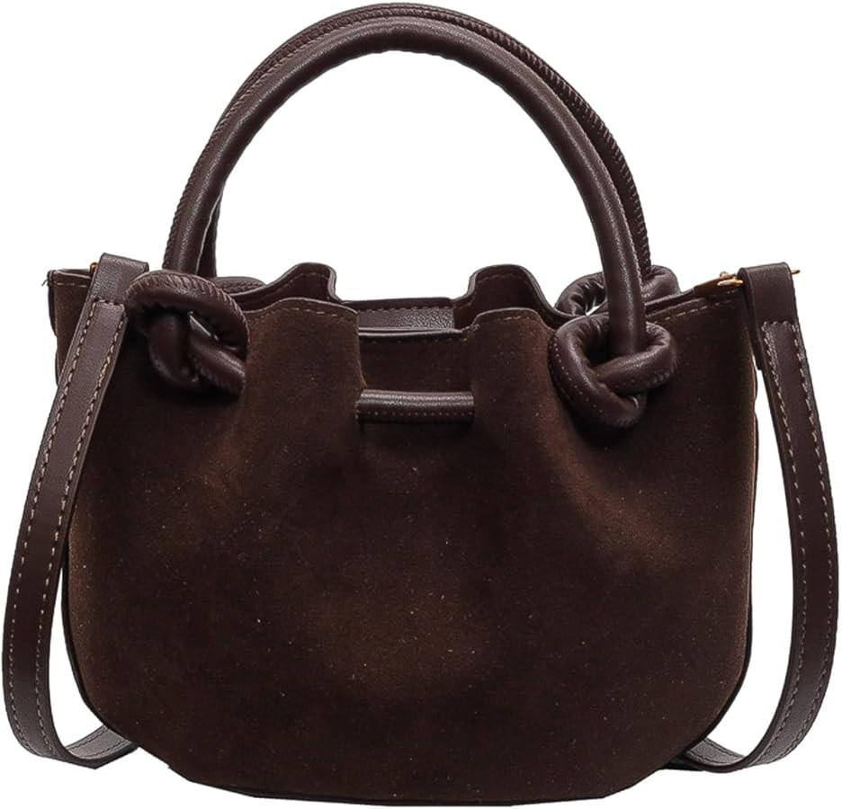 Women's Crossbody Handbags,Small Purse,Brown Suede Bag,Cross Body Purse Hand Bags Crossbody Bags ... | Amazon (US)