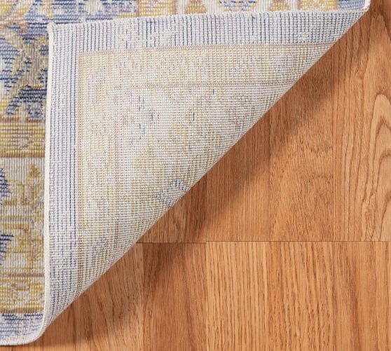 Kenya Persian-Style Handwoven Synthetic Rug | Pottery Barn (US)