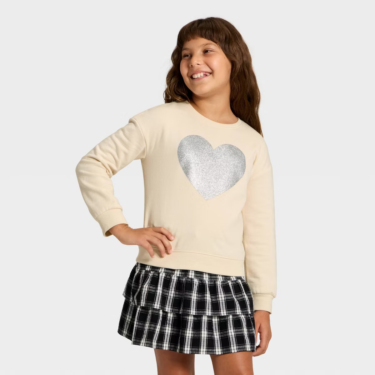 Girls' Pullover Sweatshirt - Cat & Jack™ | Target