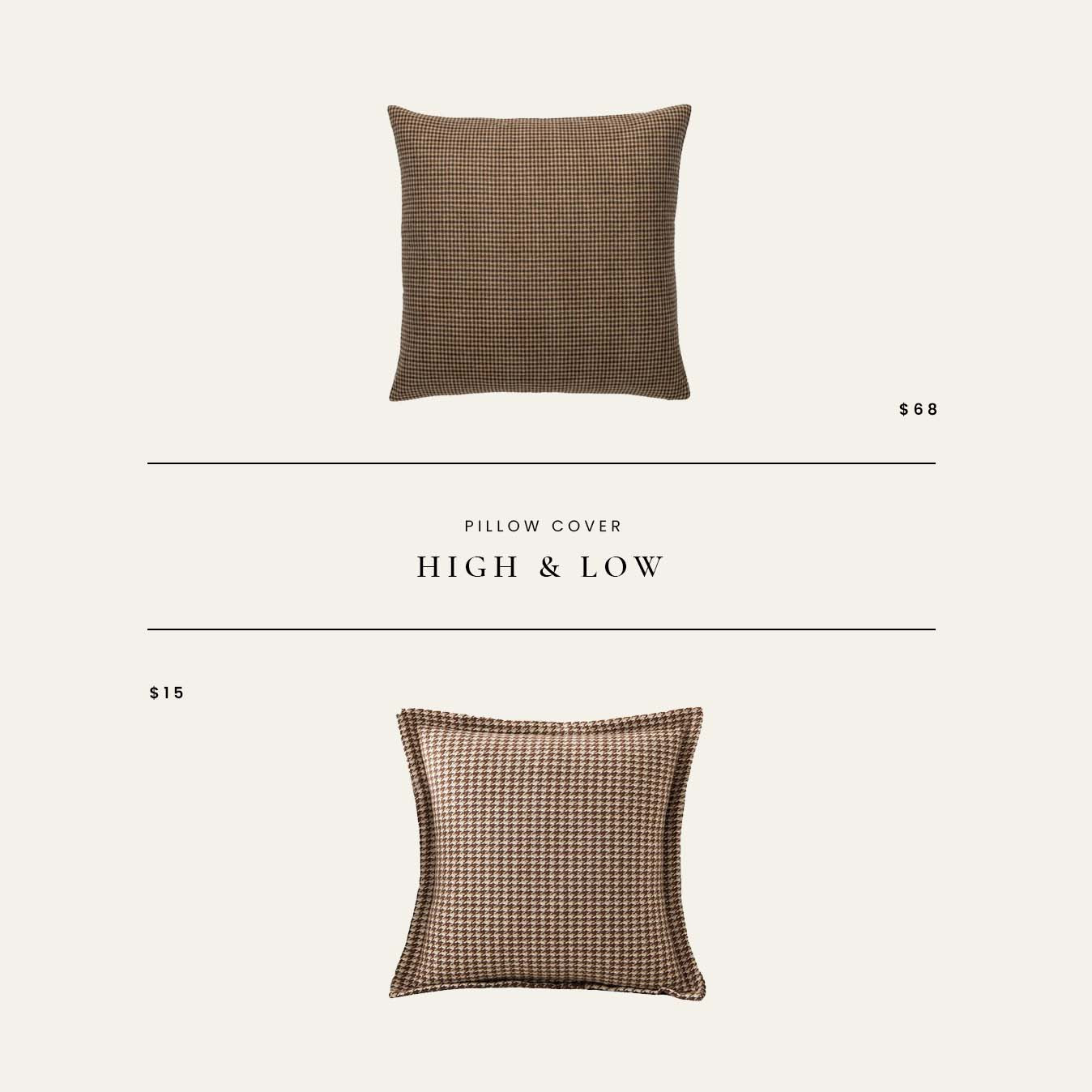 High / Low : Pillow Cover

#LTKHome