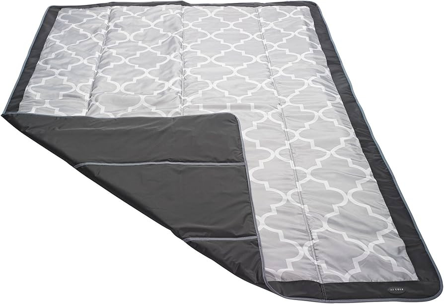 JJ Cole Water-Resistant Outdoor Blanket With Adjustable Bag Strap, Stone Arbor, (58" x 84") | Amazon (US)