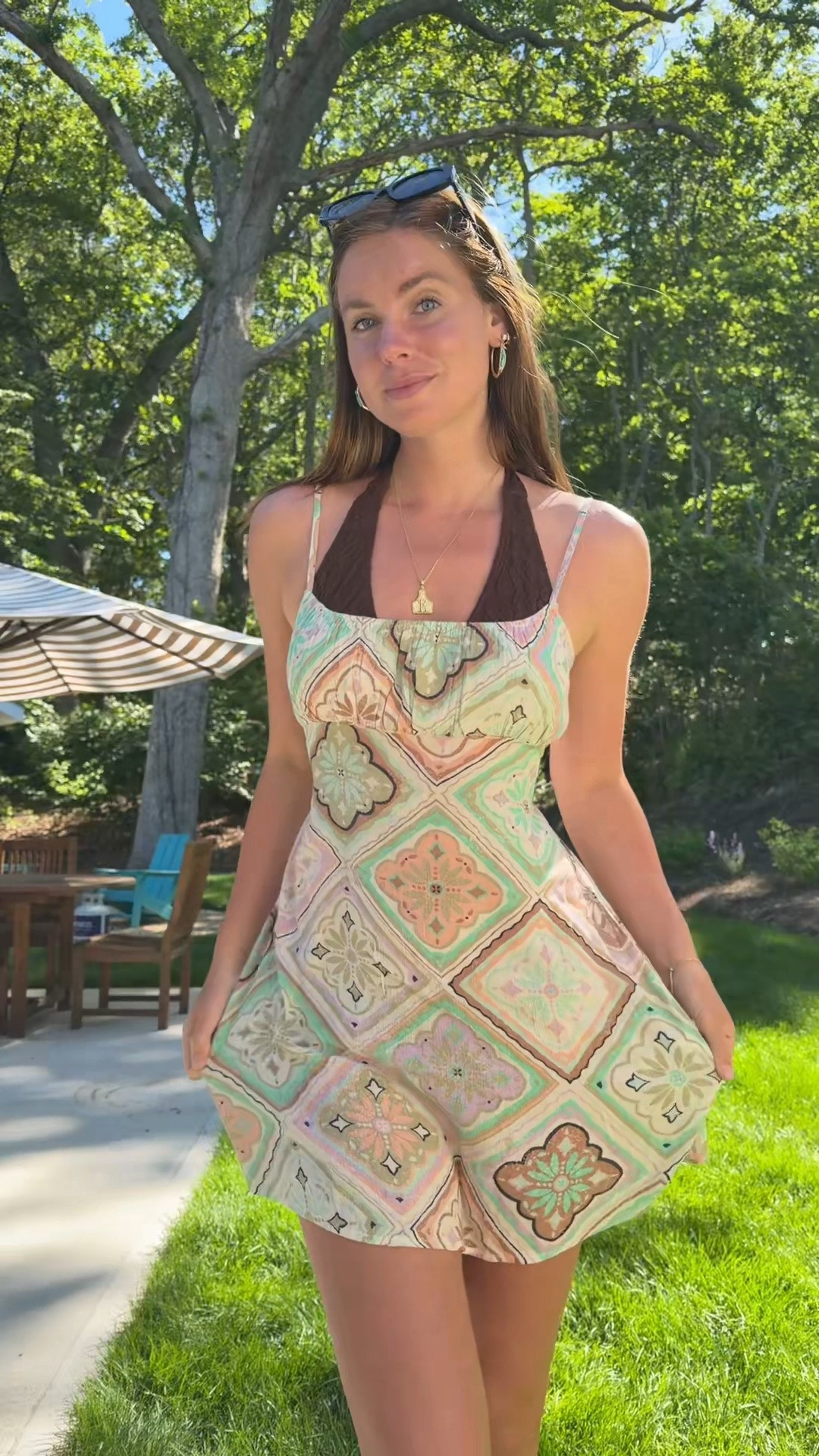 Would you wear this dress, girls? 🤍✨

As a tall girl, finding a mini dress that actually looks like a dress and not a long top deserves a celebration😅

This dress for women has such a pretty summer feel. The soft pastel print, flattering fit, and easy vacation vibe make it one of those pieces you throw on and instantly feel put together. Perfect for beach towns, brunch dates, vacations, summer events, and those days when you want something feminine without overthinking your outfit.

For my tall girls, this one actually surprised me in the best way. 🤍

Comment SHOP and I’ll send you the details. ✨

https://liketk.it/6eJFM

Follow @kristinanicoletall for tall girl fashion finds that actually work.

tallgirlstyle tallgirlfashion summerdress sundress minidress dressesforwomen womensfashion summerfashion vacationoutfit beachstyle tallgirlapproved fashionfinds womenstyle summeroutfits resortwear vacationstyle women girls @nordstrom
