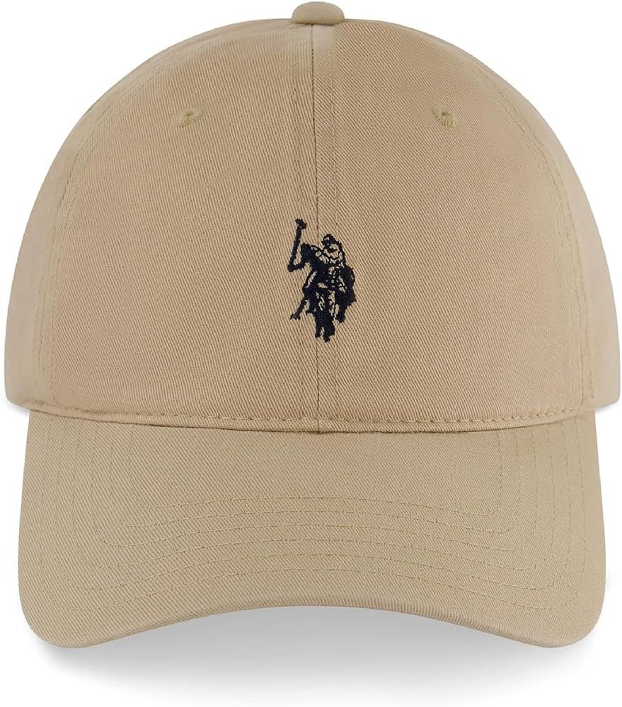 Small Polo Pony Logo Baseball Hat, 100% Cotton, Adjustable Cap | Amazon (US)
