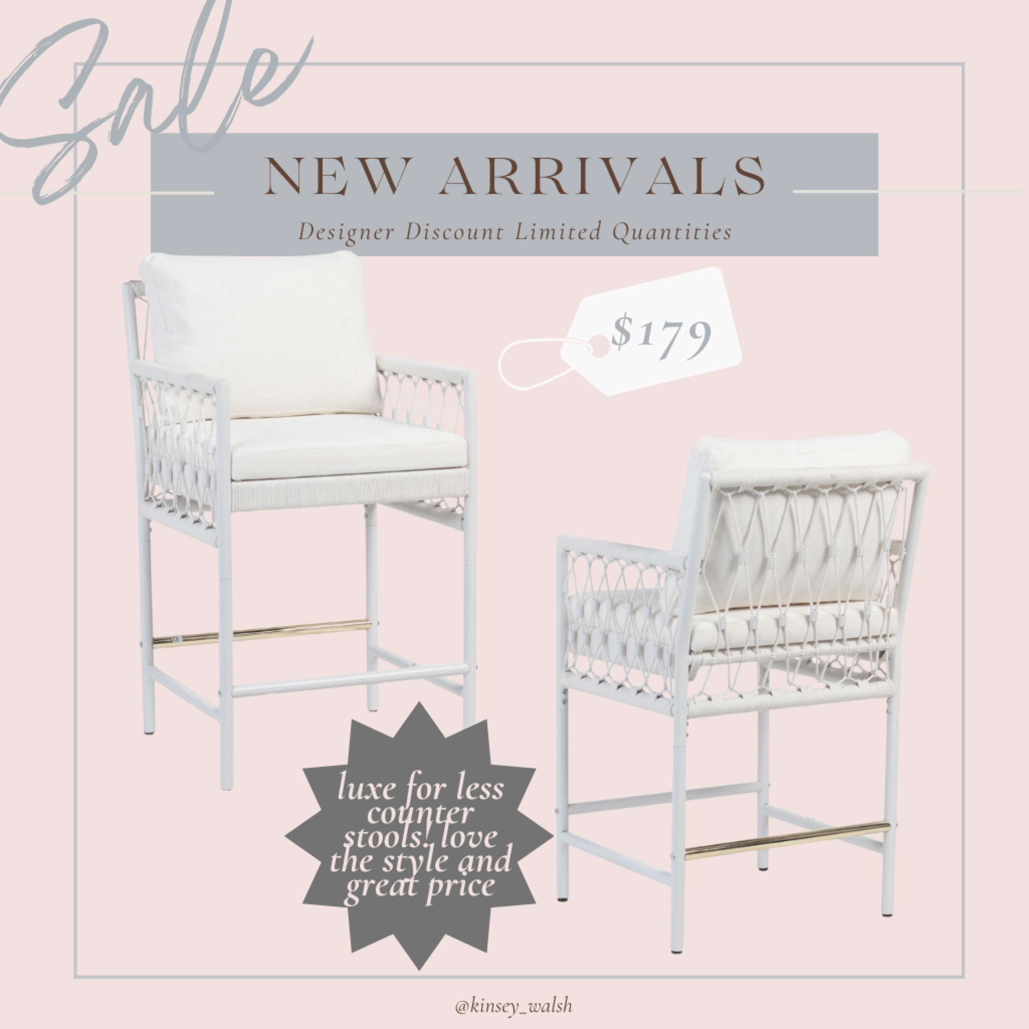 Affordable luxe for less counter stools just dropped for a great price!! 

Designer inspired designer look on a budget bar stools counter stools 

#LTKStyleTip #LTKHome