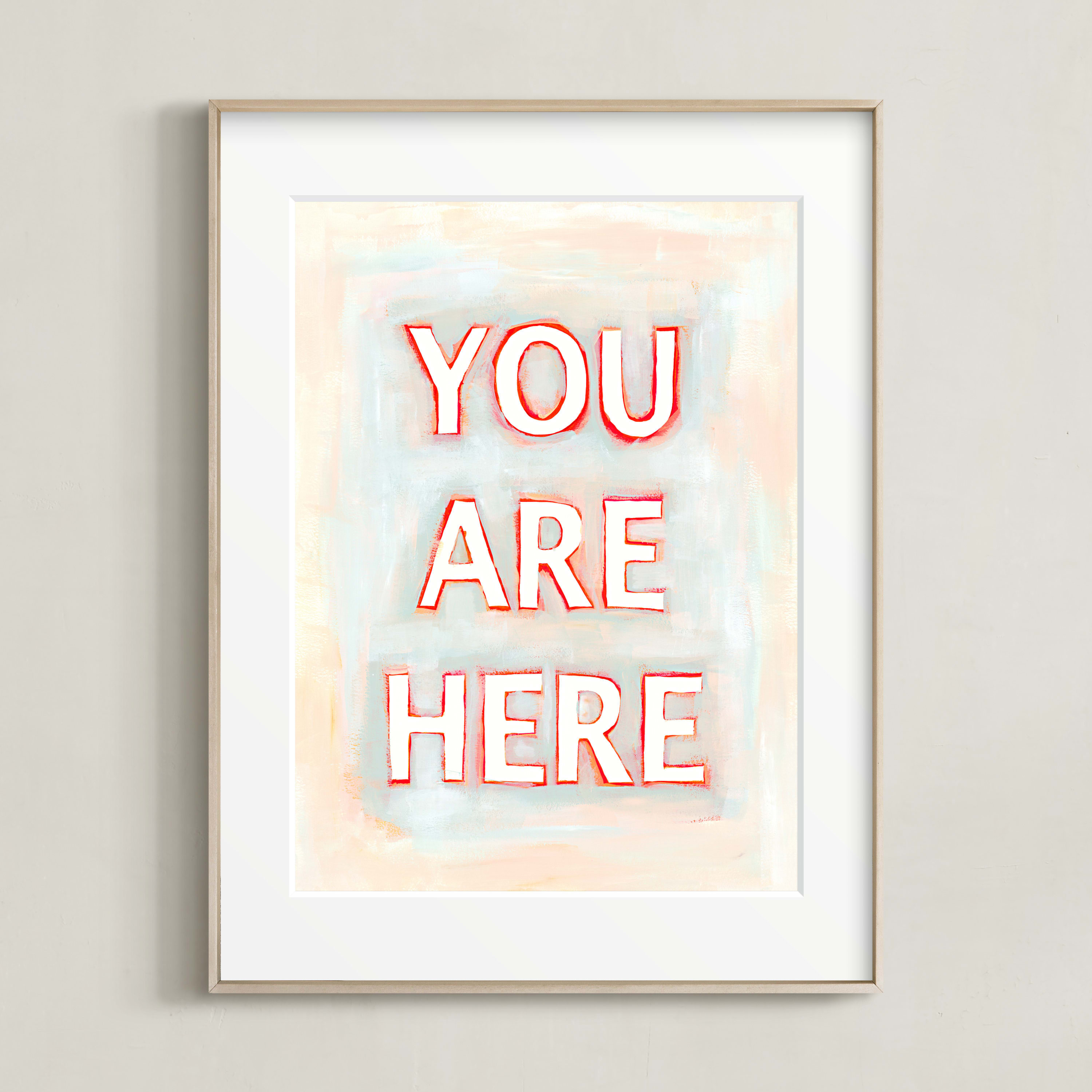 "You are Here" - Painting Limited Edition Art Print by Karyn Denten. | Minted