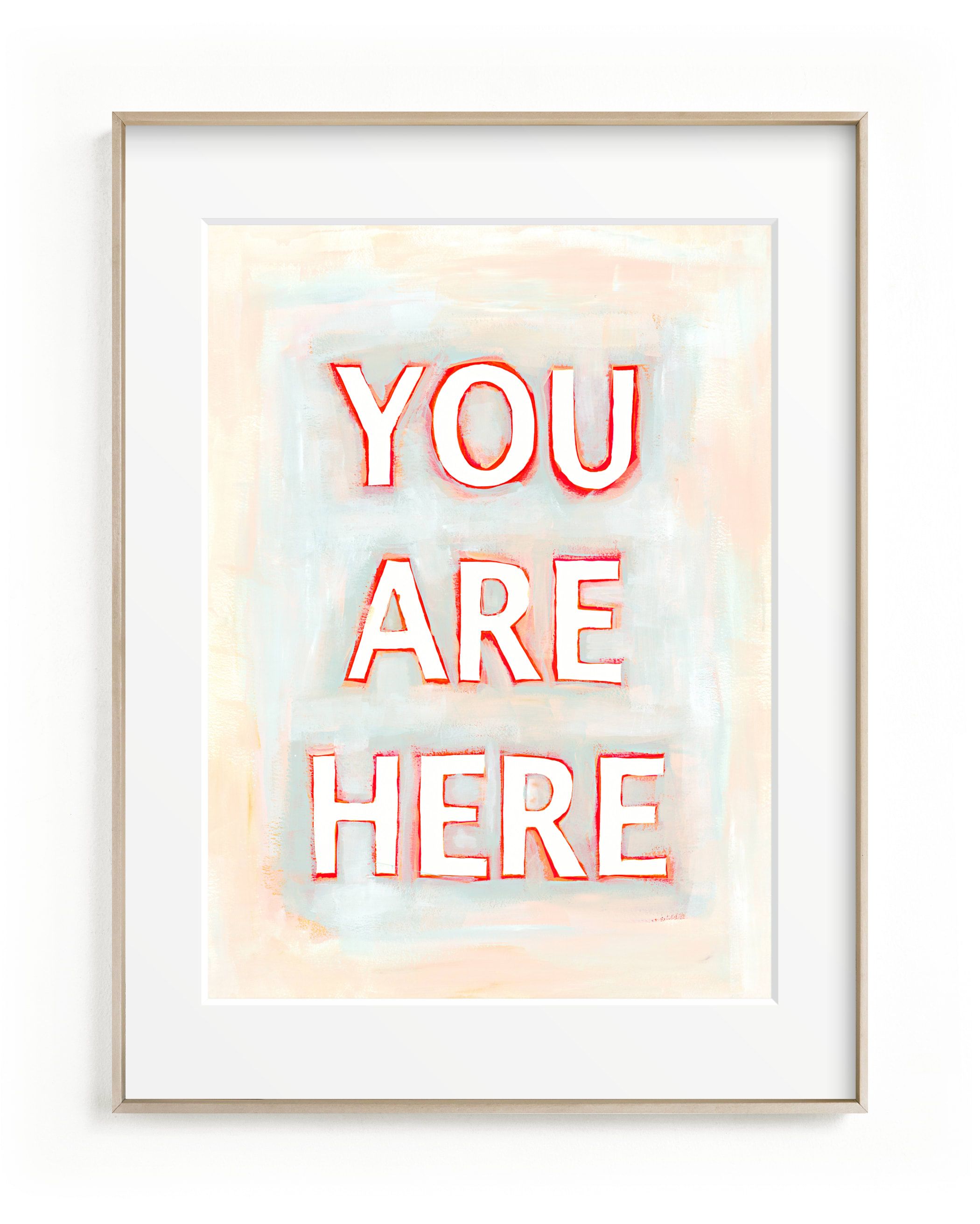 "You are Here" - Painting Limited Edition Art Print by Karyn Denten. | Minted