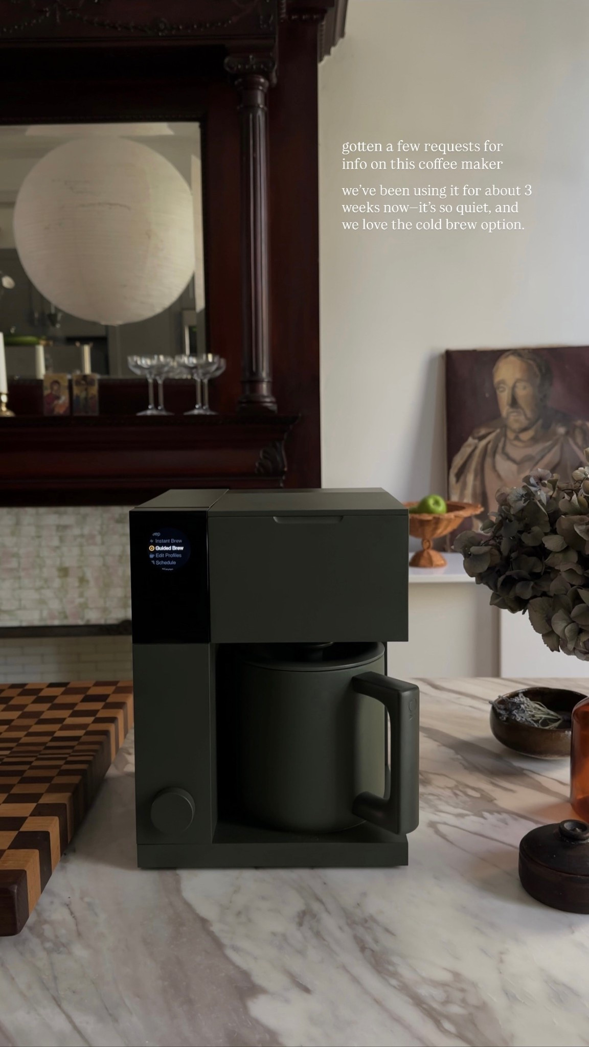 On sale for bf— beautifully designed coffee maker in the new green shade. we’ve been using it for about 3 weeks now—it’s so quiet, and we love the cold brew option.

#LTKGiftGuide #LTKCyberWeek #LTKHome