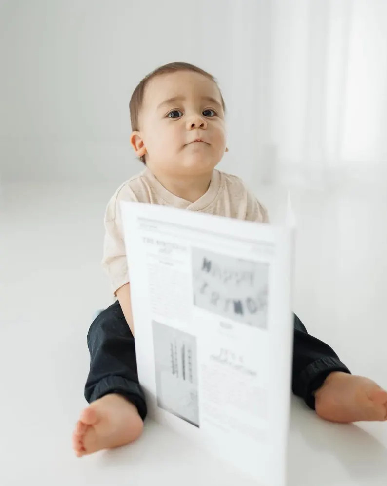 Editable Birthday Newspaper Template: Custom Photo Prop (digital Download) - Etsy | Etsy (US)