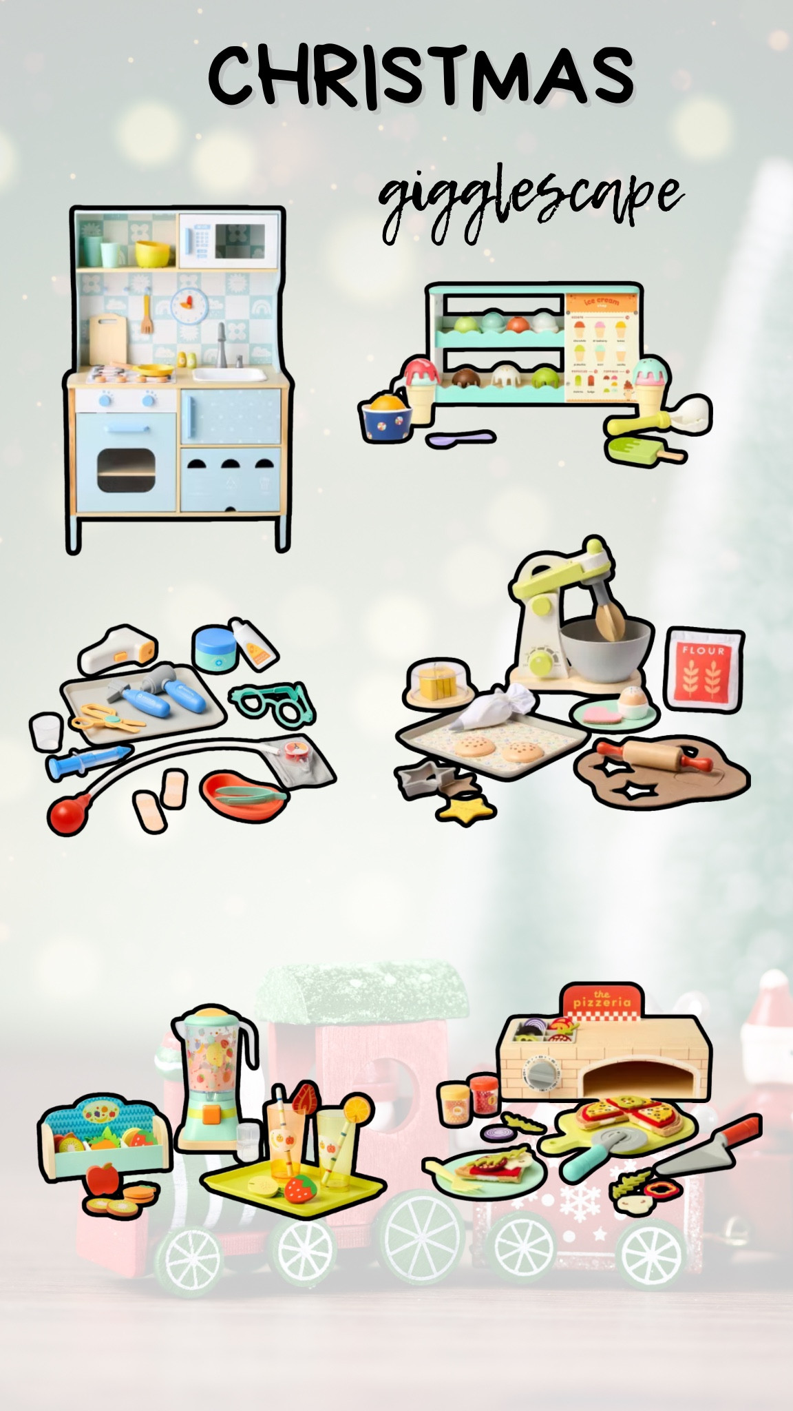  Christmas 
Pretend play
Preschooler
Kitchen
Ice cream
Smoothie
Pizza
Mixer
Doctor
Affordable
Quality
Play sets
Gift ideas for boys
Gift ideas for girls


#LTKHoliday #LTKGiftGuide #LTKKids