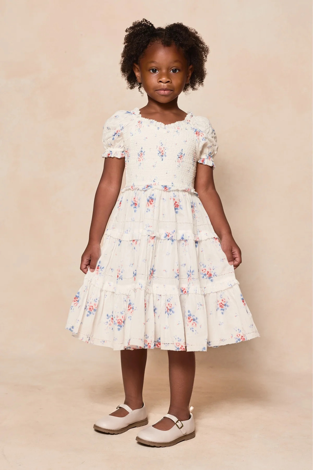 Mini Emily Dress in Heritage Soft Ditsy Floral | Ivy City Co