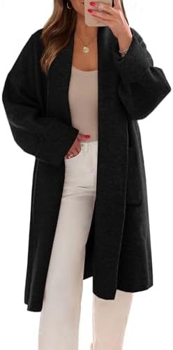Saodimallsu Womens Long Cardigans Oversized Chunky Knit Coatigan Fall Trendy Open Front Sweater J... | Amazon (US)
