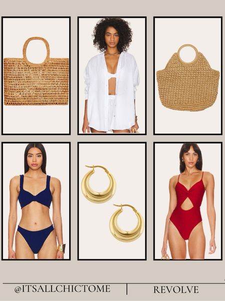 Weekly Revolve finds. So chic, that it’s the perfect outfit for Memorial Day weekend! Red, white and blue bikinis, cover ups and straw bags 

#LTKParties #LTKSeasonal #LTKSwim