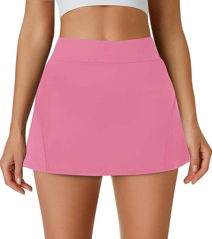 Women's Tennis Skirt Golf Athletic Skorts with Shorts Pocket Workout Running Sports Dressy Casual... | Amazon (US)