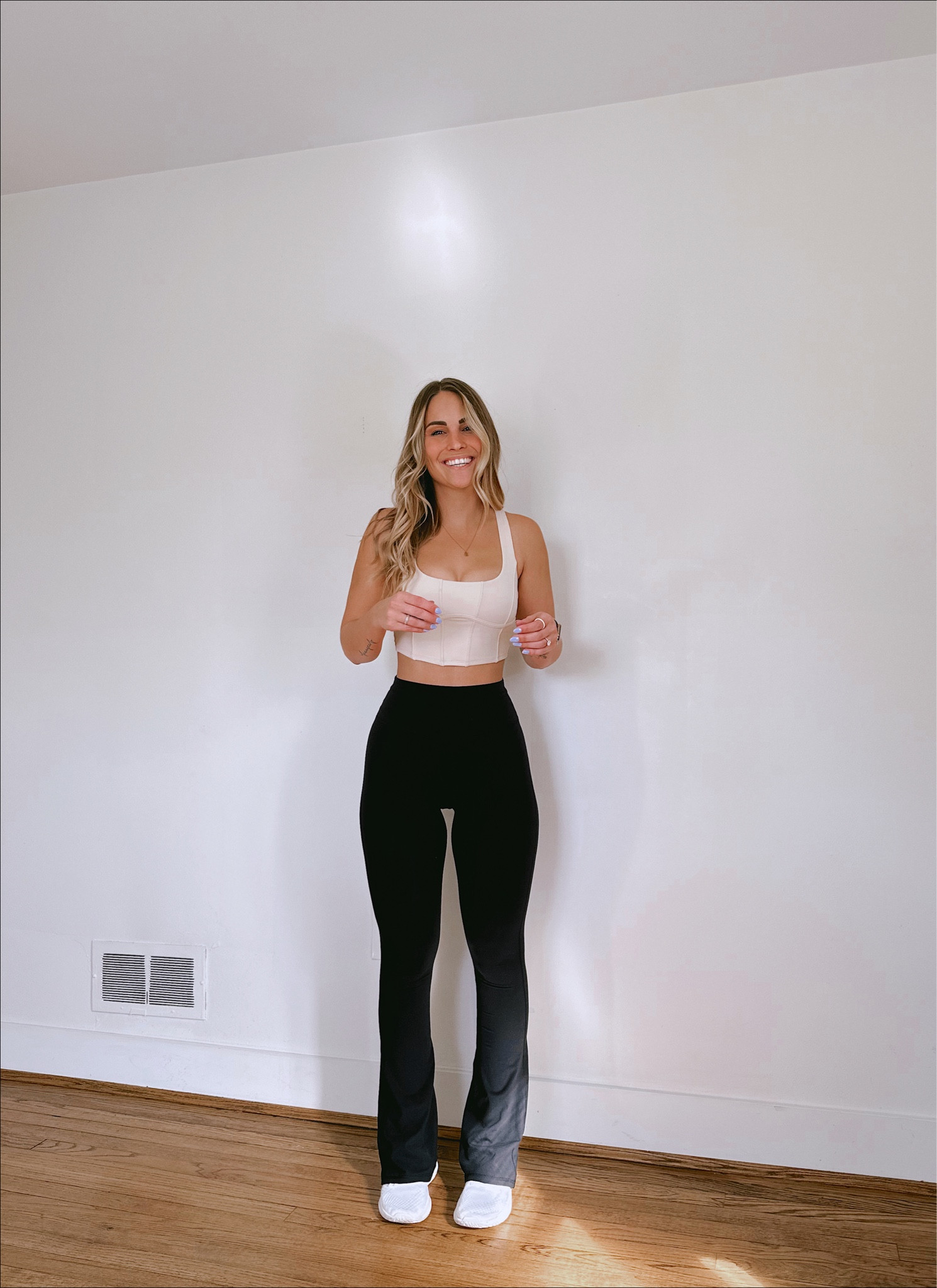 My favorite flare leggings are back in stock!!!! I just ordered another pair, they are literal PERFECTION! wearing a small, regular. 

#LTKSeasonal #LTKfitness #LTKfindsunder100