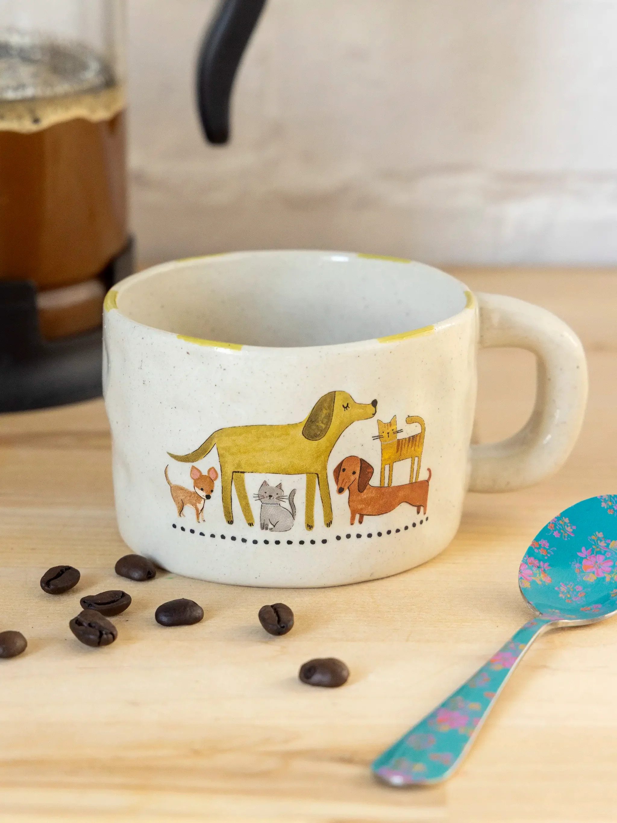 Stoneware Folk Mug | Natural Life