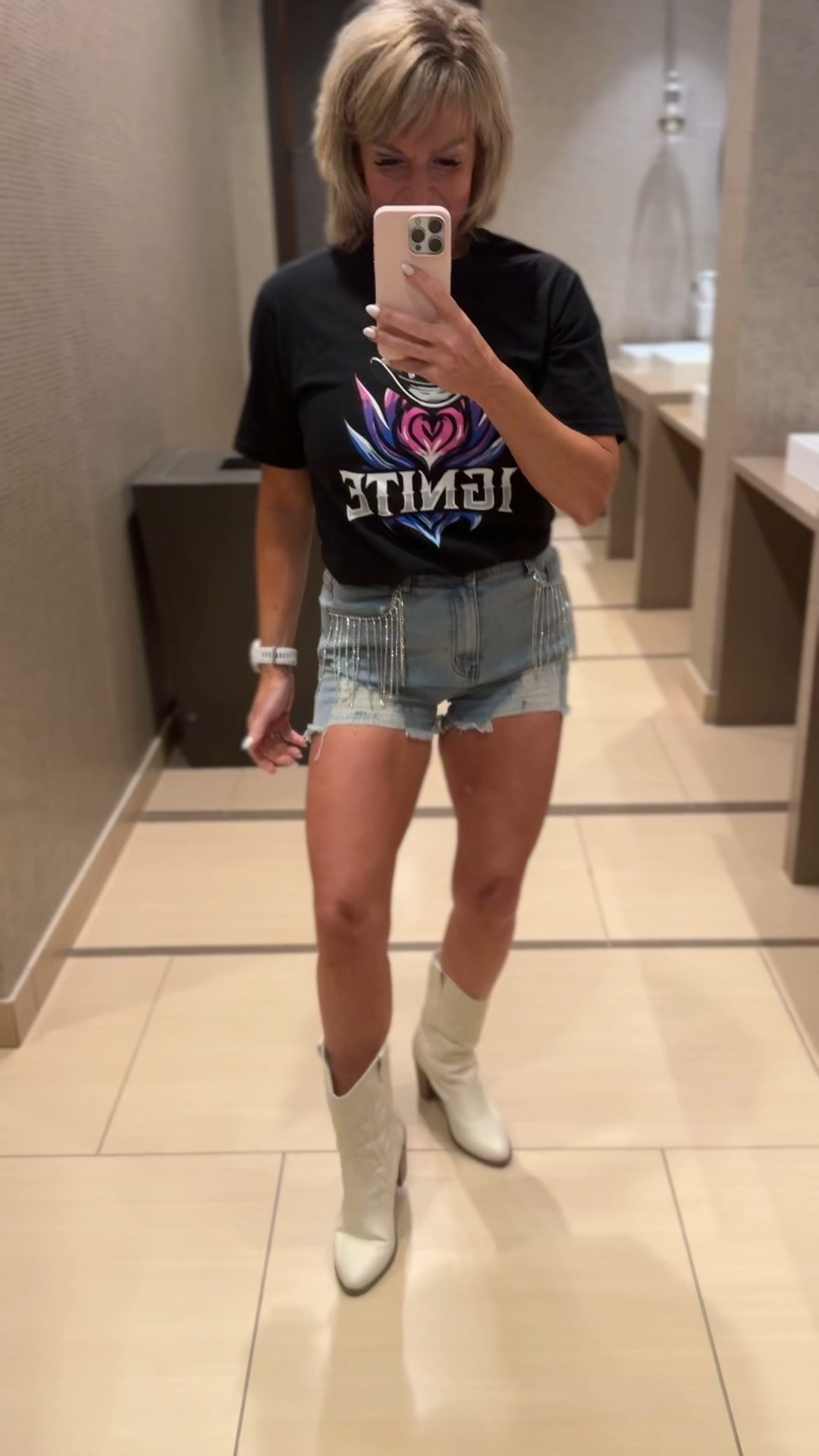 A little bling and a little denim!! 
Size medium! 

#LTKSeasonal #LTKFindsUnder50