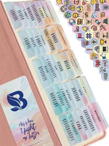 BLIEVE- Bible Tabs and Icon Tabs, Laminated Bible Index Tabs for Women, Bible Journaling Supplies... | Amazon (US)