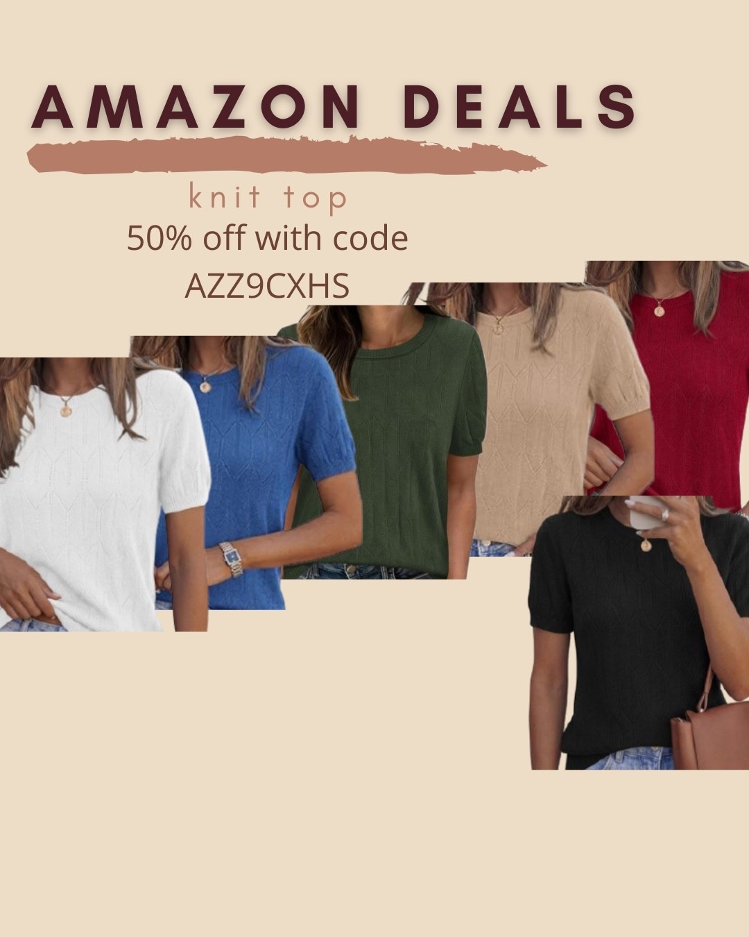 $10 ends 7/14
Amazon fashion
Amazon deals
Knit top