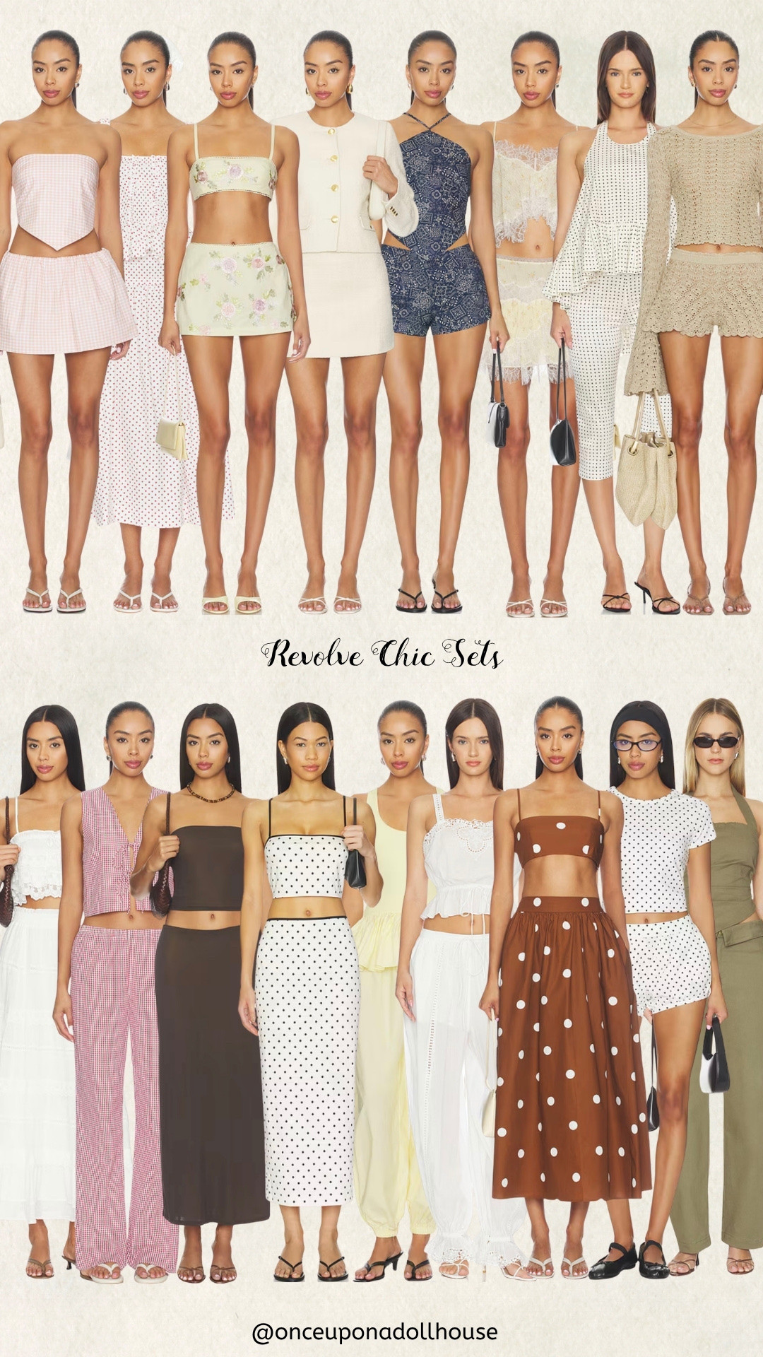Revolve Chic Sets!

#LTKsummer #LTKstyletip #LTKsale