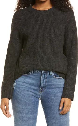 BP. Plaited Stitch Recycled Blend Crewneck Sweater | Nordstrom | Nordstrom