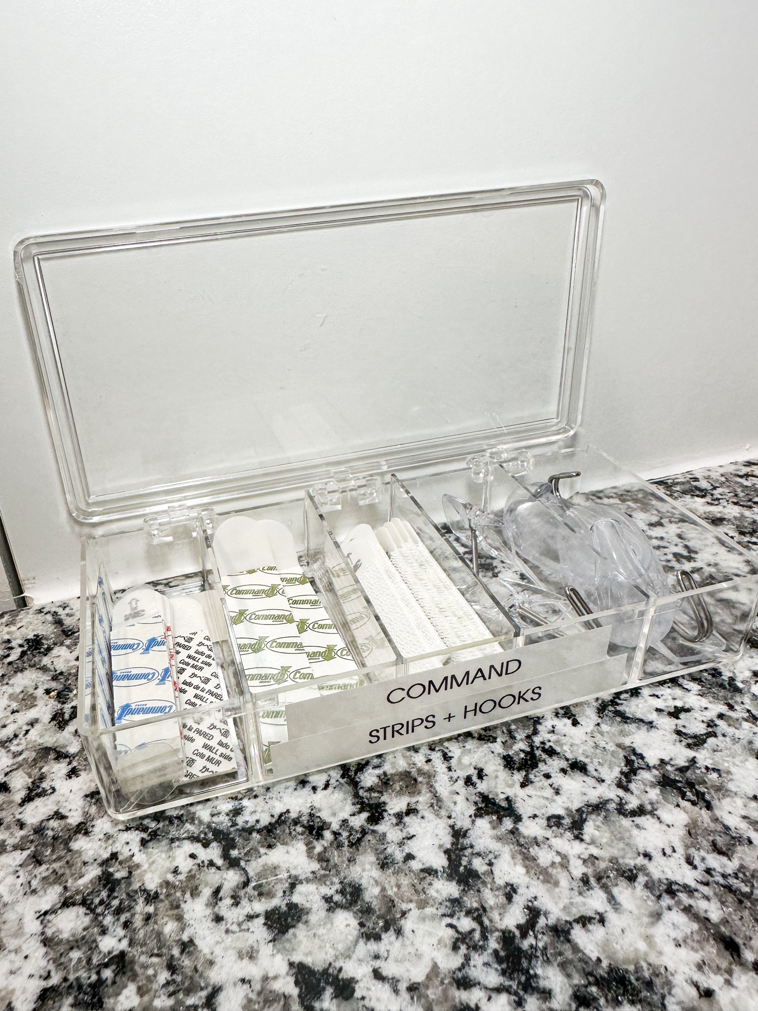 One of the things I love about getting organized is how there is no right or wrong way to do it! Take this hair clip organizer that I repurposed to hold Command hooks in my utility bin! 

#homeorganization

#LTKFamily #LTKFindsUnder50 #LTKHome