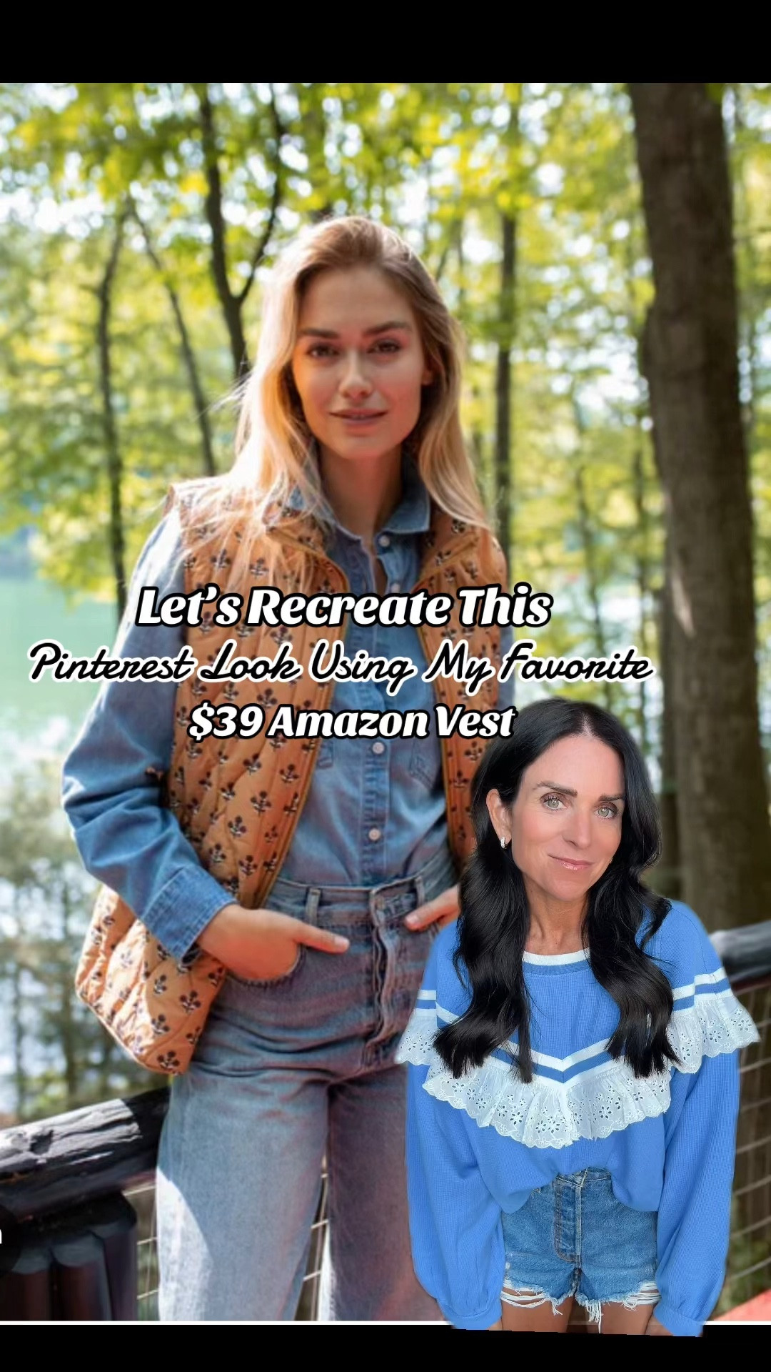 Let’s recreate another Pinterest look using my closet!
Love this puffer vest from Amazon under $40 wearing a small
24 denim
Small shirts
XS/s belt 

#LTKStyleTip #LTKSeasonal #LTKFindsUnder50