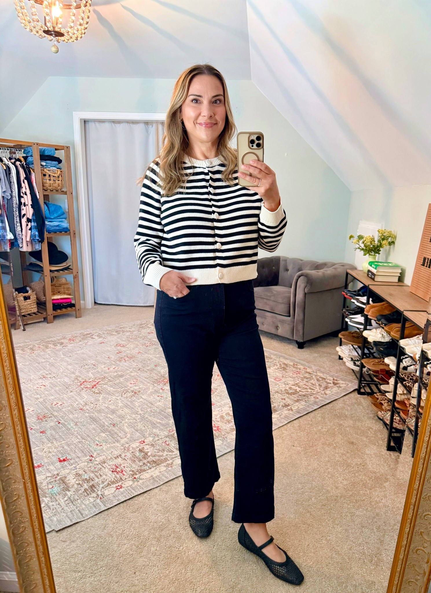 ✨ Happy Friday! ✨
     This week I stepped back into the workforce as a w-2 employee for the first time since 2008 🤯 
     Lately, at 51, I’ve been wrestling with purpose at this stage of my life. The kids are growing up, and while they may not need me in the same ways, I feel like they need me more than ever—just differently.
     I’ve also been reflecting on how digital media impacts us. While I love people (connection is everything to me!) and believe staying in touch is vital for our well-being and longevity, I also feel like sometimes these platforms can take more than they give. That doesn’t mean I’ll stop sharing the things I love—deals I find, recipes I enjoy—but how I show up may shift as I lean more into face-to-face connection and meaningful relationships.
     Today’s youth is at risk like never before and I can’t think of a better way to spend my time than staying engaged and giving with purpose—starting with substitute teaching. 👩🏻‍🏫 
     Here’s my first day ’fit courtesy of Target, LOFT and Amazon 🖤 
🔗 L I N K E D in my LTK ⬇️