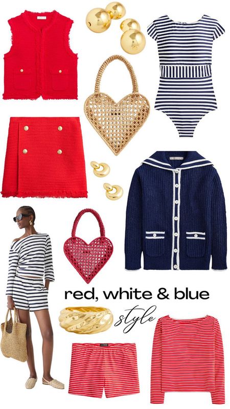 J.Crew Memorial Day sale ❤️🤍💙  Red, white & blue jcrew fashion favorites in the spirit of Memorial Day! Many up to 40% off. Also this is my favorite one piece swimsuit of all time - so flattering & comfy & 50% off!




#LTKSeasonal #LTKSaleAlert #LTKSwim