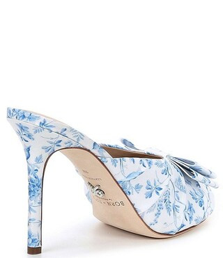 x Born on Fifth Arden Bird Bow Dress Mules | Dillards