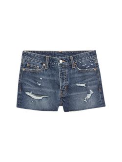 High-Waisted Button-Fly O.G. Straight Cut-Off Non-Stretch Jean Shorts for Women -- 1.5-inch insea... | Old Navy (US)