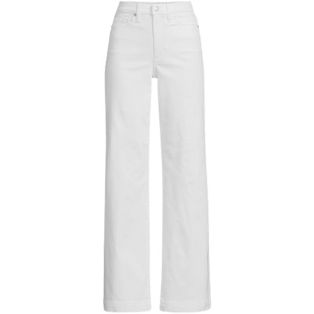 Women's High Rise Wide Leg Denim Jeans | Lands' End (US)