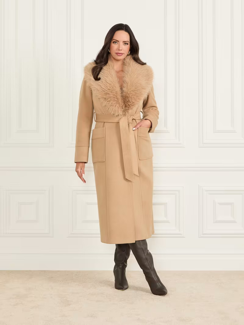 Charlize Wool-Blend Coat | Guess US | Guess (US)