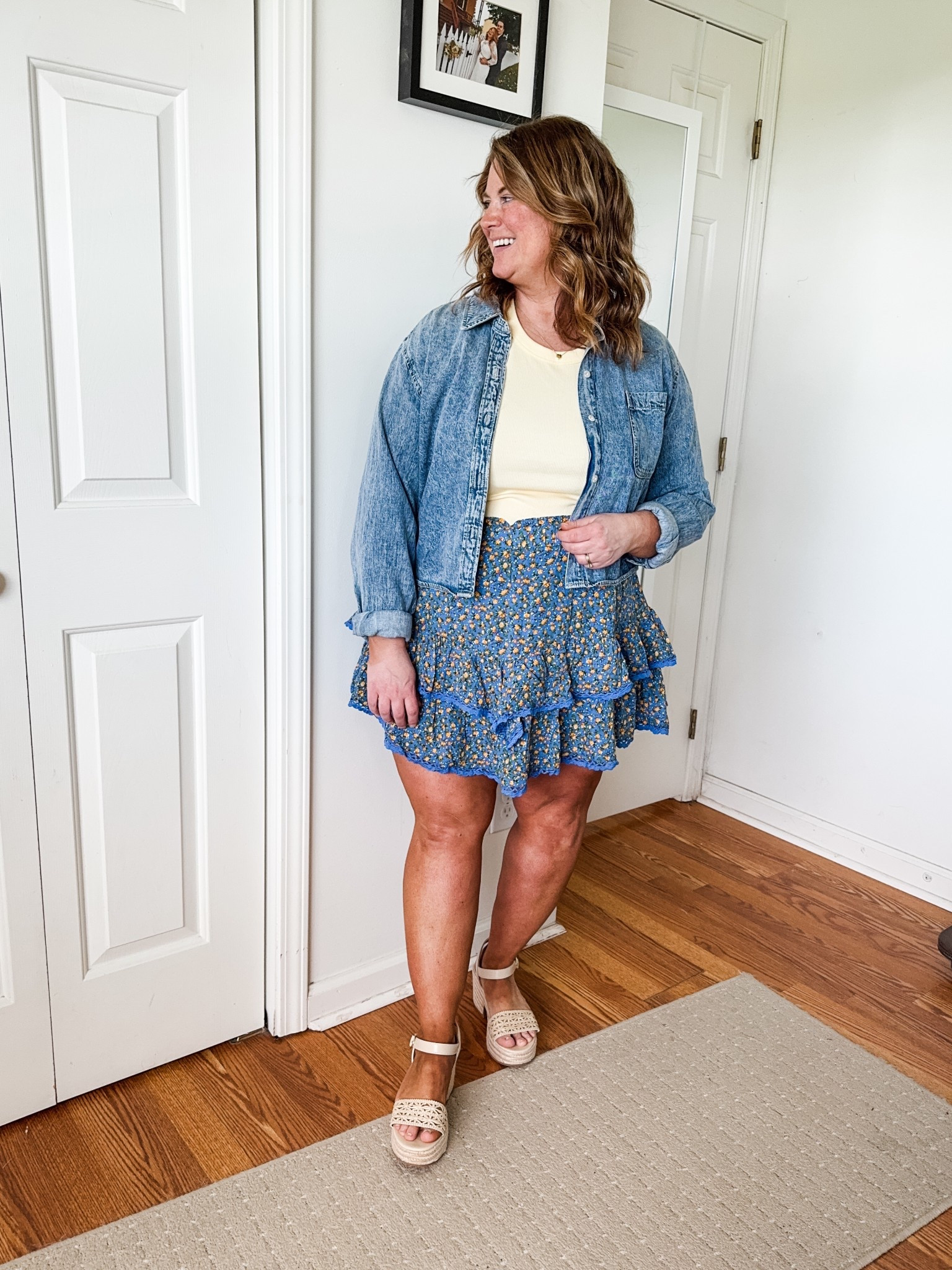 Spring outfit idea! Wearing an XL in the skort and the tee.  My denim shirt is older but I linked similar.  

#LTKPetite #LTKSeasonal #LTKMidsize