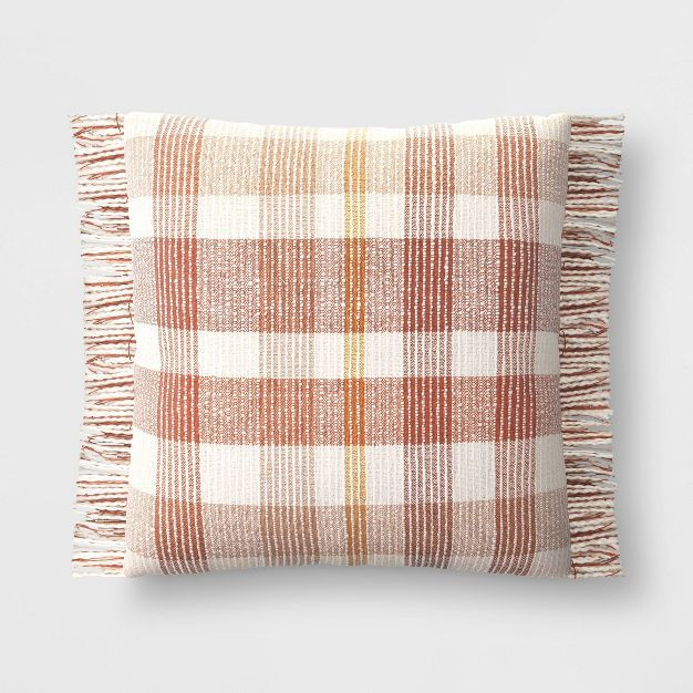Plaid Square Throw Pillow - Threshold™ | Target