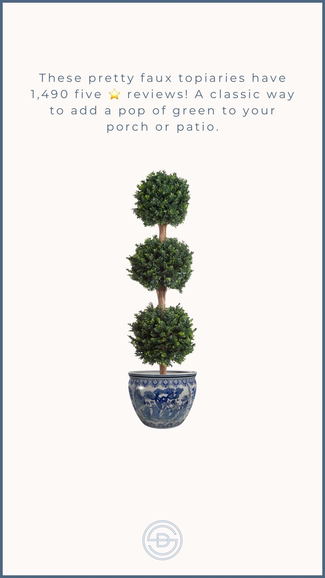 These faux boxwood topiaries are the perfect way to add greenery to your porch. They have amazing reviews! 

Front porch decor | patio decor | front porch design | boxwood topiary 

#LTKSaleAlert #LTKHome