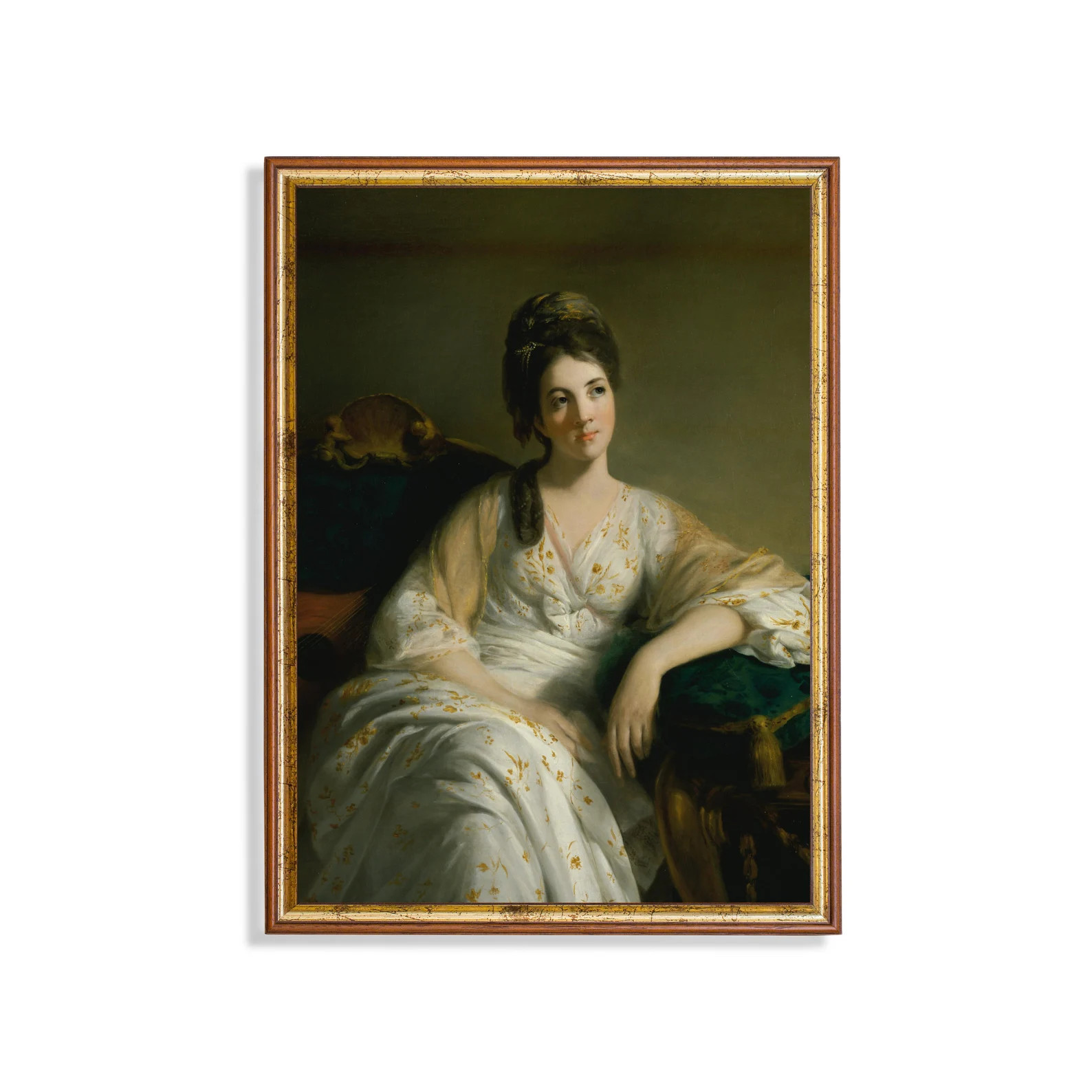 Printed and Shipped  Vintage Portrait Painting  Antique - Etsy | Etsy (US)