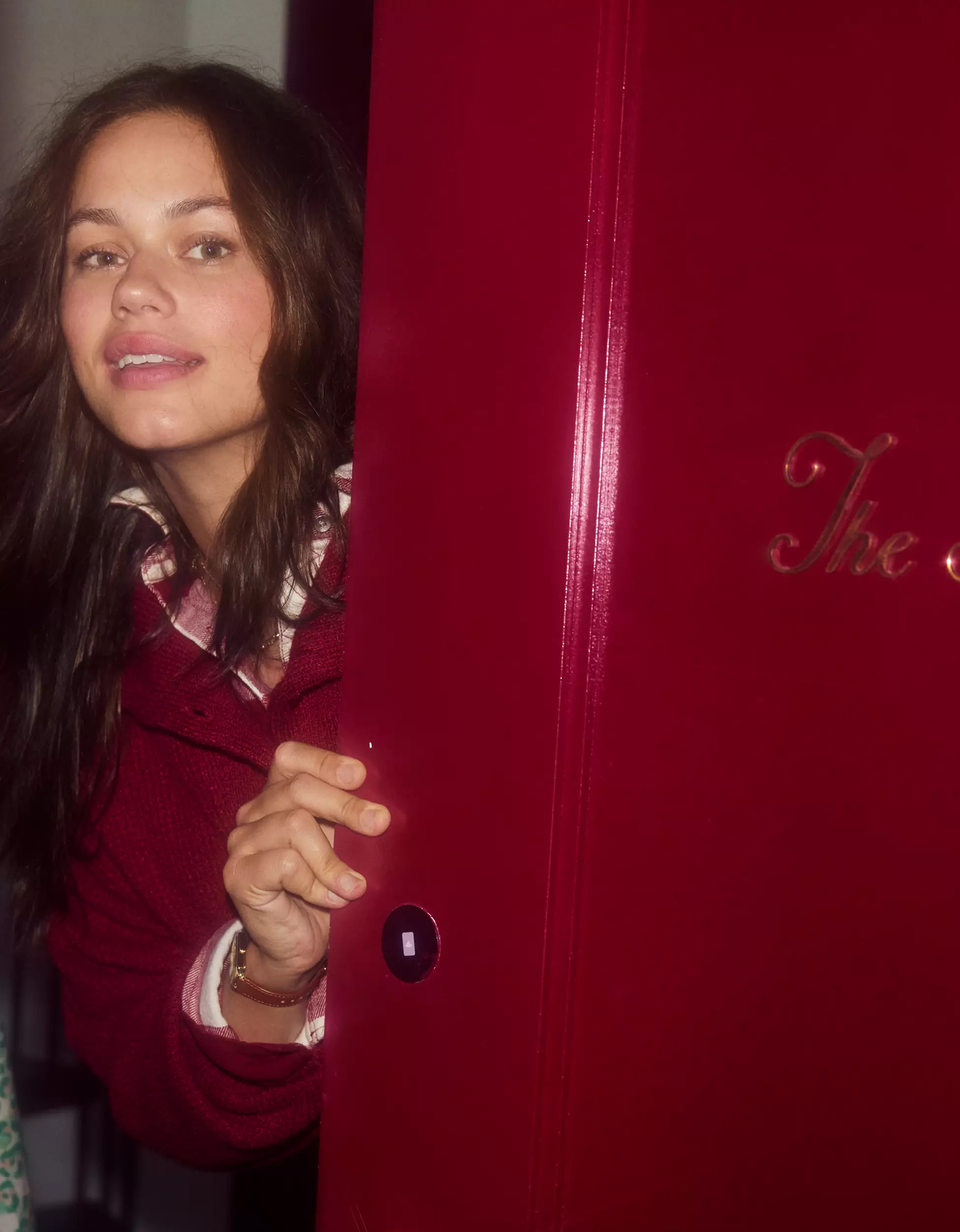 Aerie CozyUp Waffle Button Sweater | Aerie