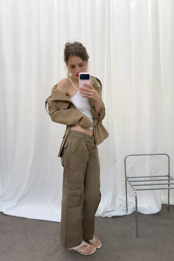 FITTED BLAZER WITH LOOPS | Zara UK