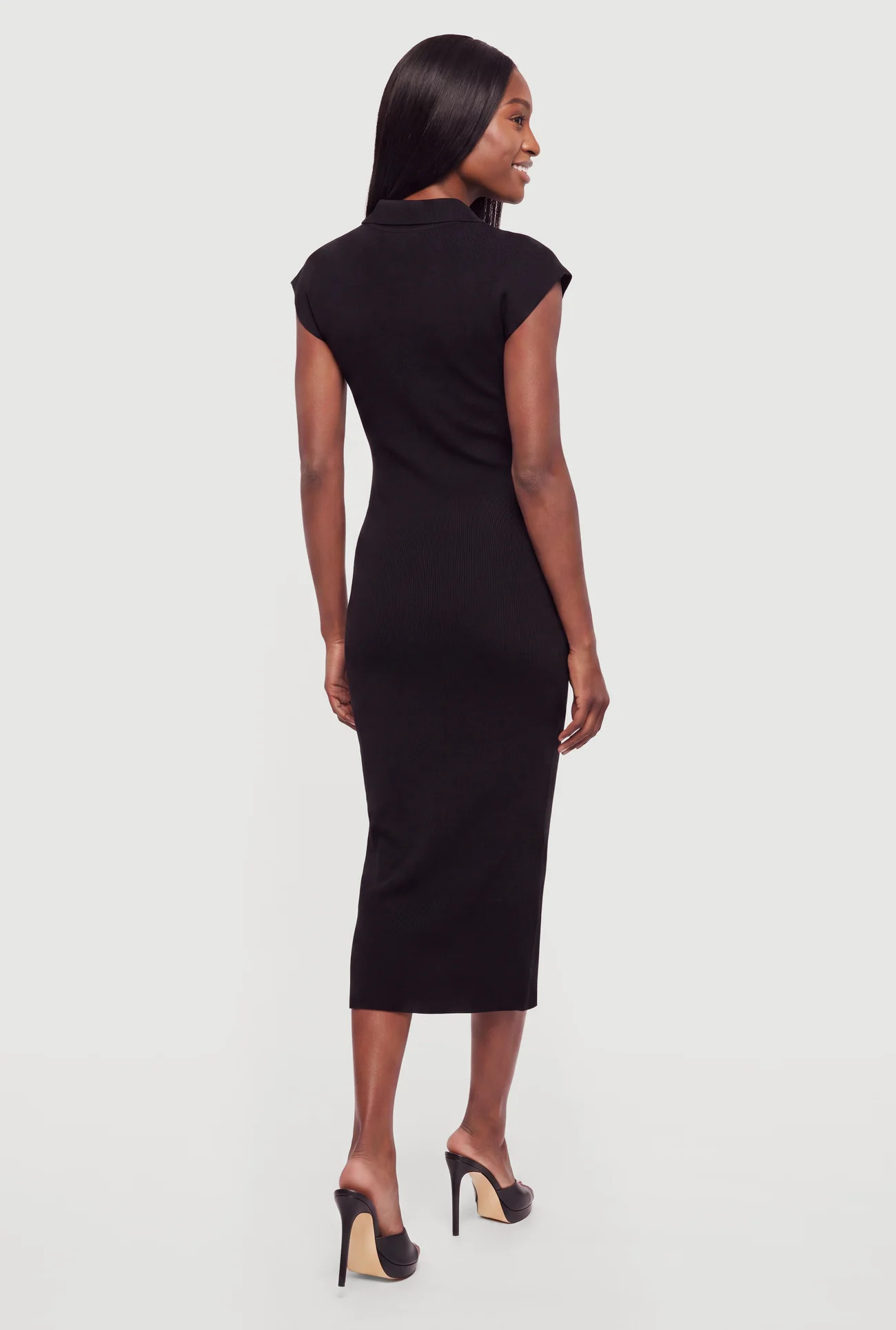 Trendy Cap Sleeve Midi Sweater Dress | Rainbow Shops