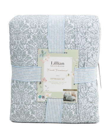 Cotton Medallion Quilt Set | TJ Maxx