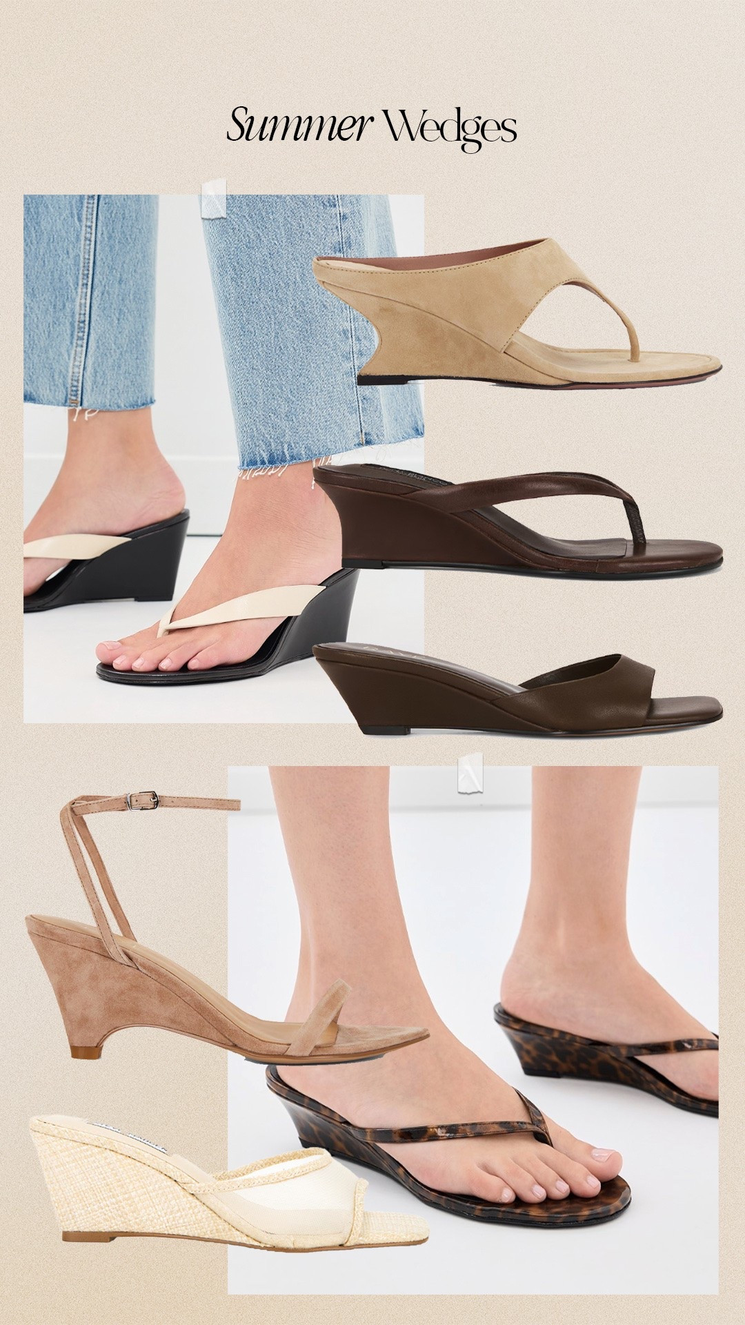 Summer wedges 🛒