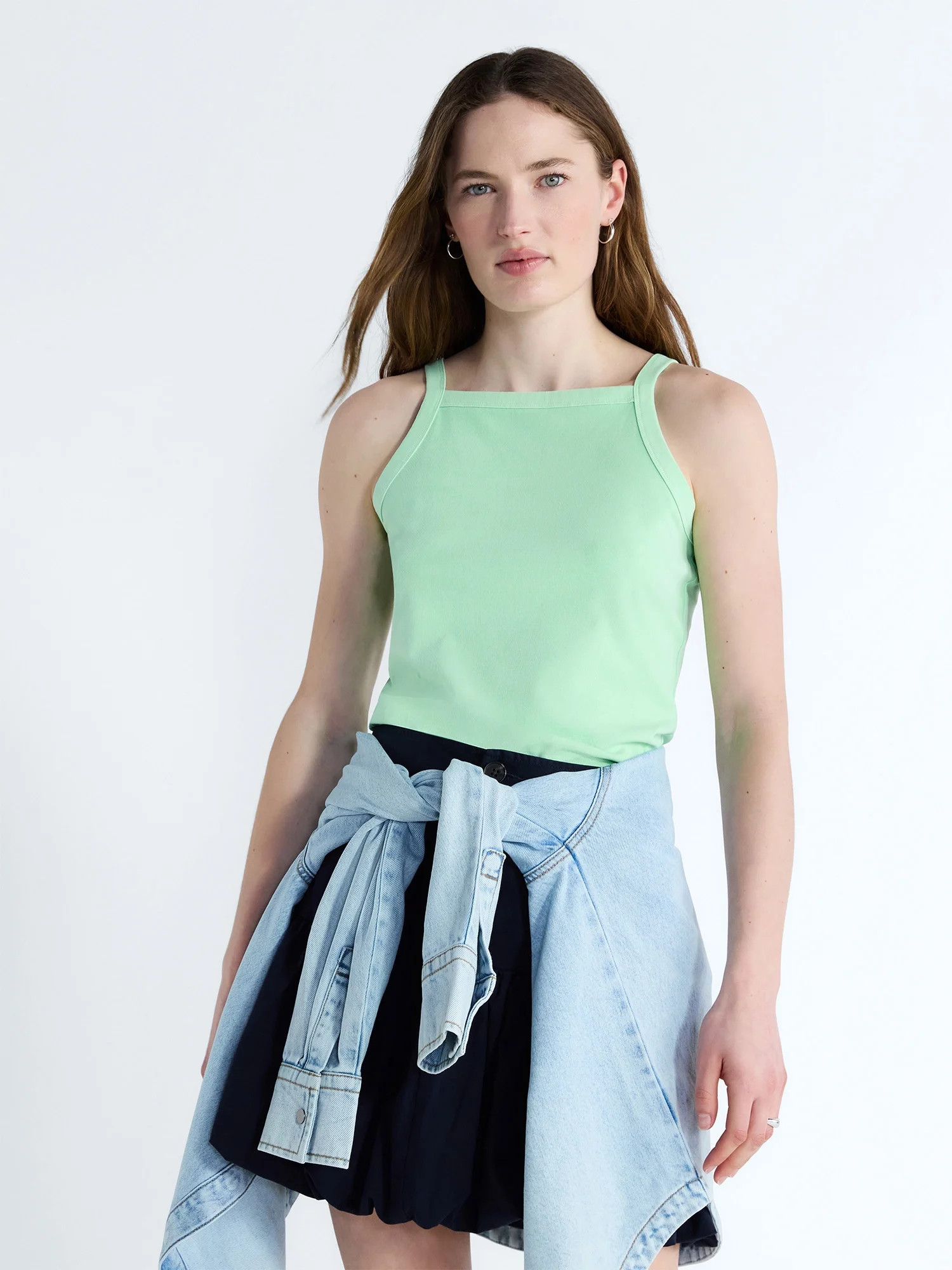 Free Assembly Women’s Apron Tank Top, Sizes XS-XXL | Walmart (US)