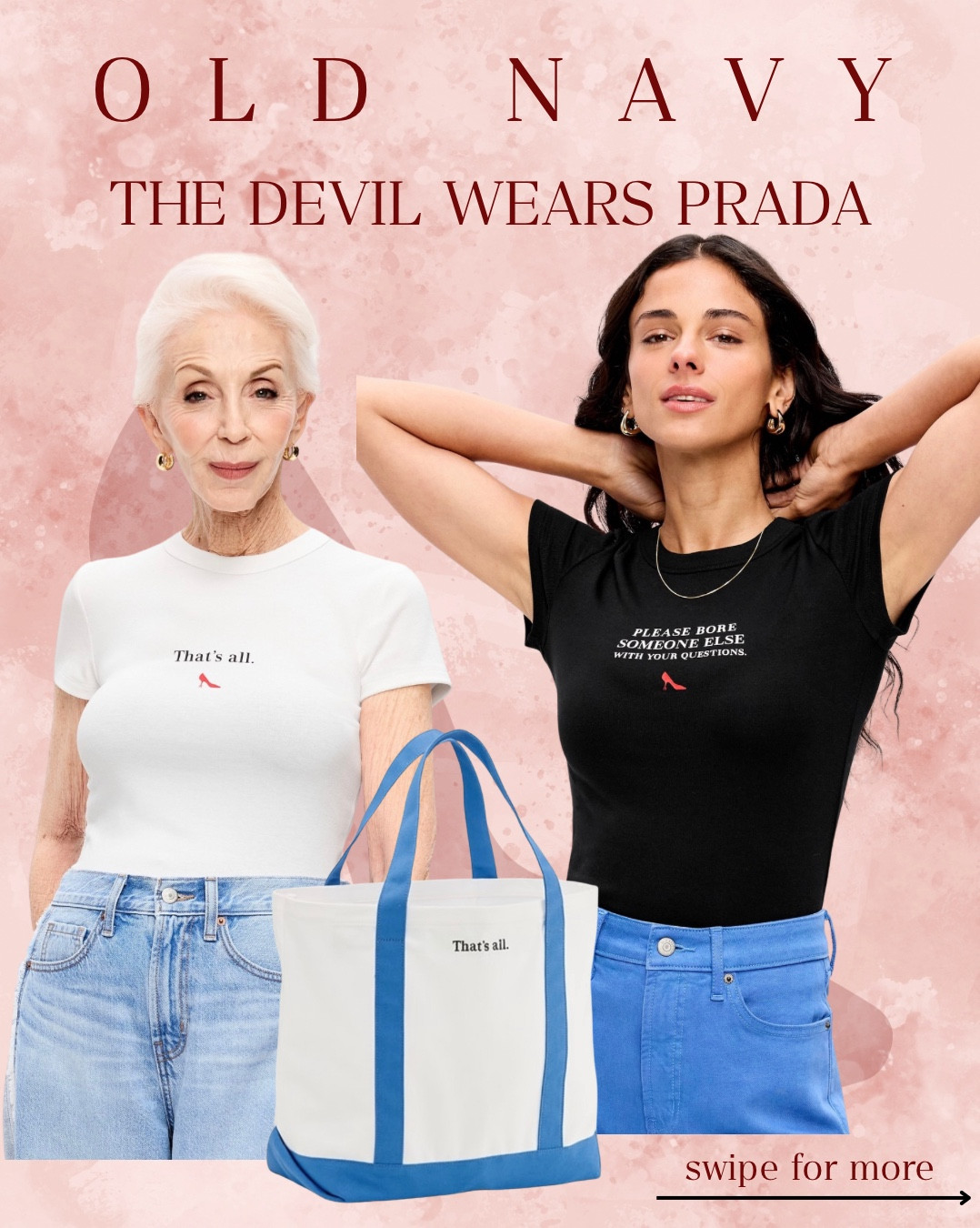 Old Navy the devil wears Prada finds!

