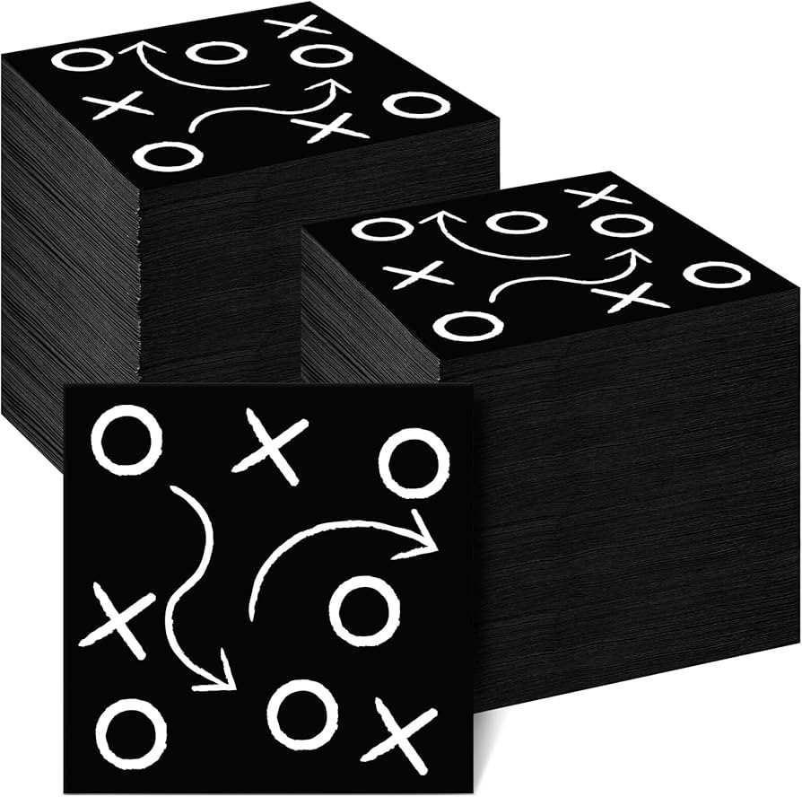 100 Pcs Football Napkins Bulk, Football Themed Party Supplies, Disposable Sports Dinner Paper Nap... | Amazon (US)