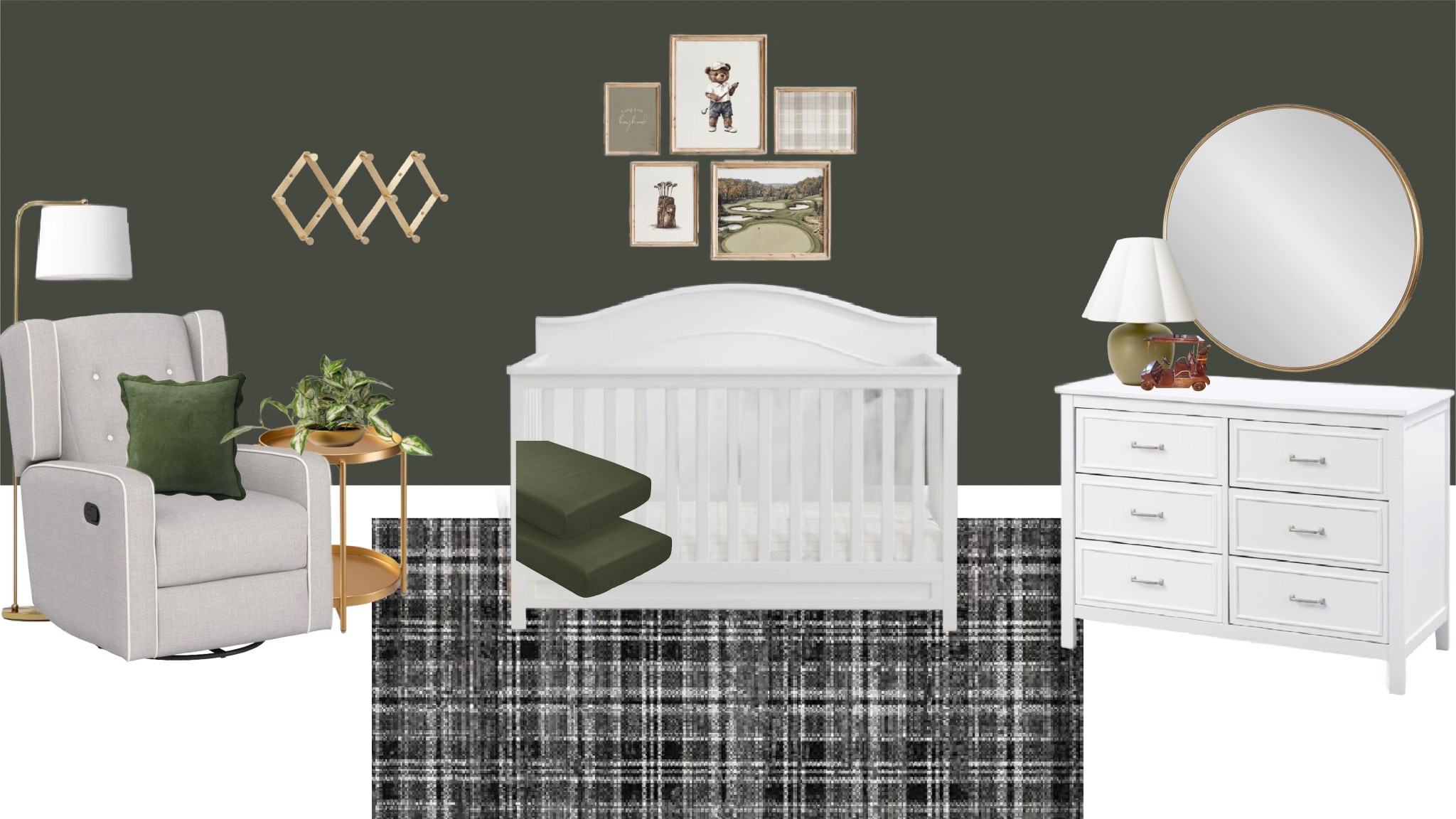 Golf Themed Nursery 

#LTKHome #LTKBaby