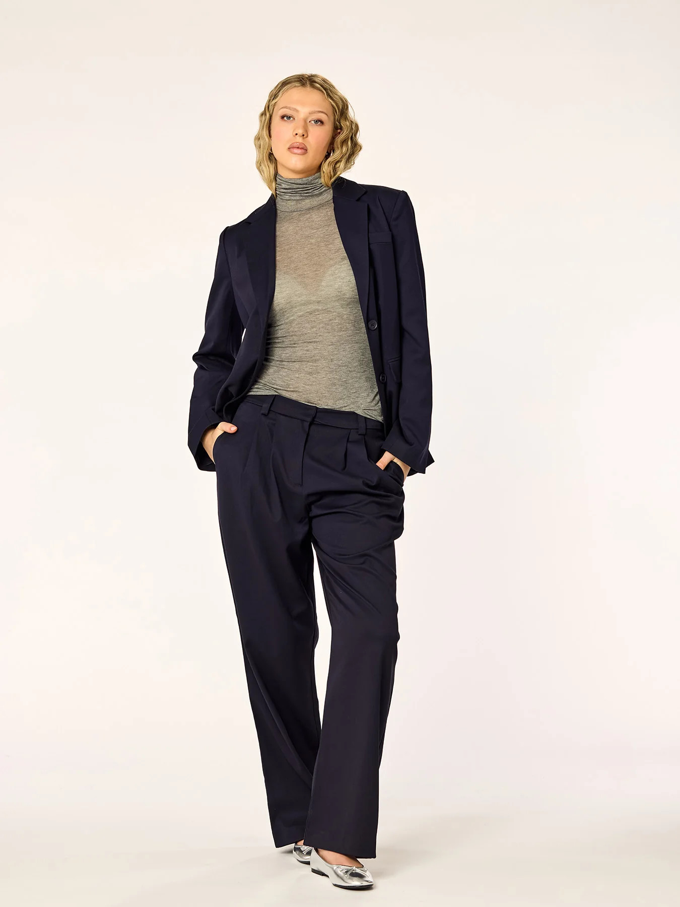 BLAZING - Suit Pants • Midnight Blue | Ninety-9