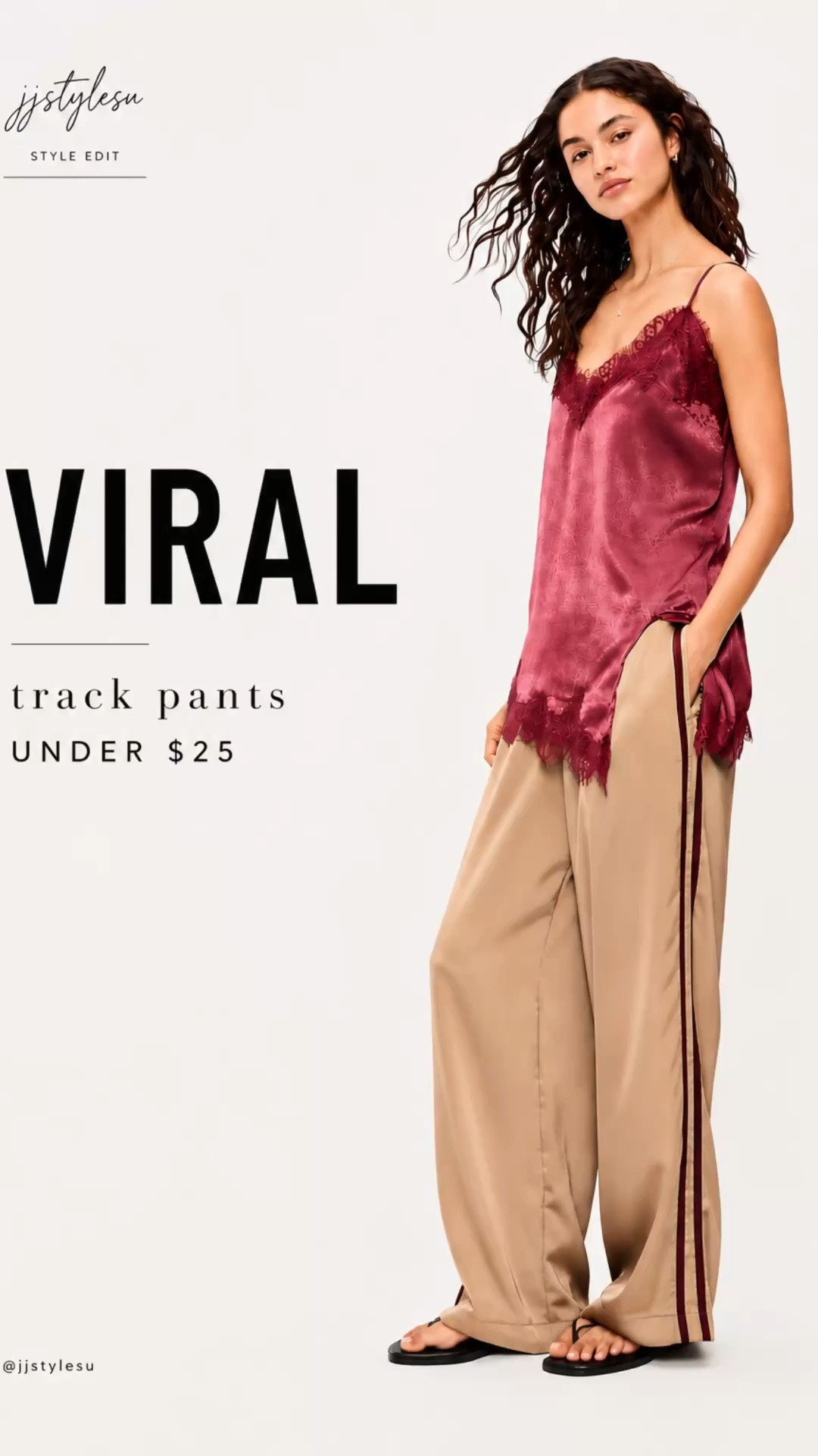 These track pants have officially gone VIRAL—and for good reason! Track pants are also tr being for fall 🍂

They have that effortless elevated look while still being incredibly comfortable… and they’re under $25.

If you’ve been looking for an easy piece to wear now and into fall, this is it.

✨ Linked in my LTK before they’re gone.

Save this post for later- limited sizes and colors available now  🤍

#LTKStyle #LTKFinds #HMStyle #TrackPants #FallStyle #ElevatedBasics #NeutralStyle #StyleEditor #AffordableStyle #CapsuleWardrobe

#LTKOver40 #LTKSeasonal #LTKootd