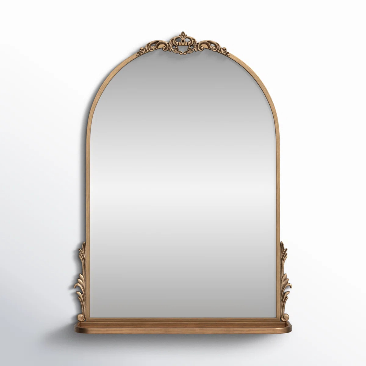 Canoby Metal Arch Mirror with Shelves | Wayfair North America