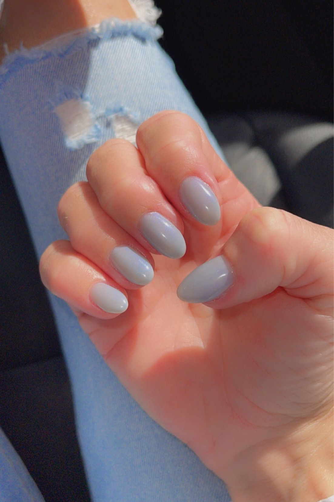 Fall Nail Color
Grey nails for the win! Really pretty blue/grey with a hint of shimmer if you look in the light. 
1 coat to achieve this look


Fall nails, fall nail color, fall nail ideas, fall nail inspo, nail color, nail inspo, nail ideas, grey nails, gray nails, grey nail color, grey gel polish, almond nails, Halloween nails, trending nail color, trending nails, opi gel color, opi gel polish, opi grey gel, Hailey Bieber nails, neutral nails

#LTKSeasonal #LTKstyletip #LTKHalloween