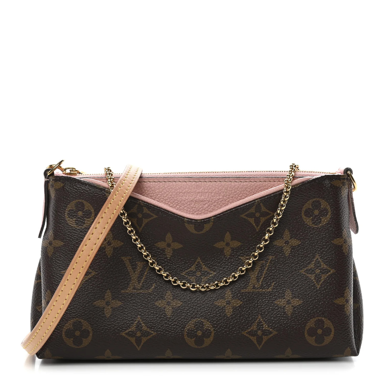 Monogram Pallas Clutch Rose Poudre | FASHIONPHILE (US)